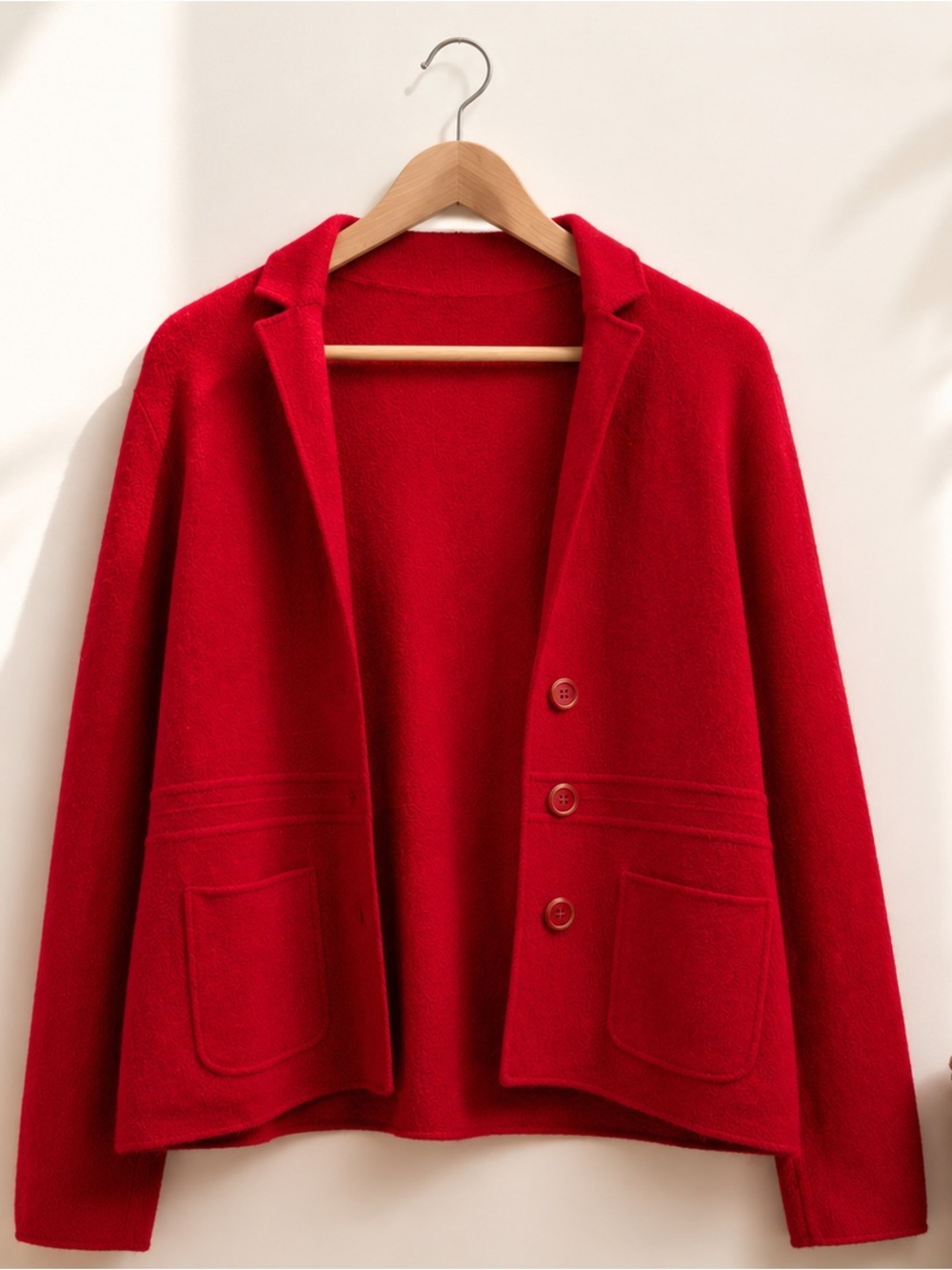 Talbots 100% Merino Wool Cardigan Blazer – Size Small